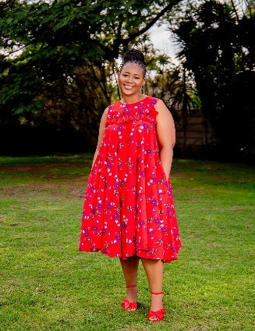 Red Floral Flare