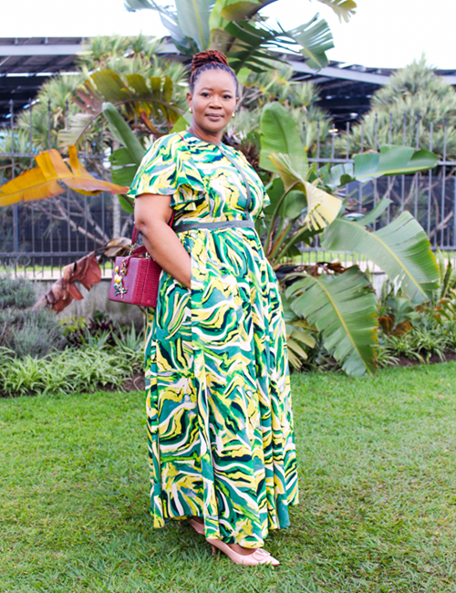 Green Georgette